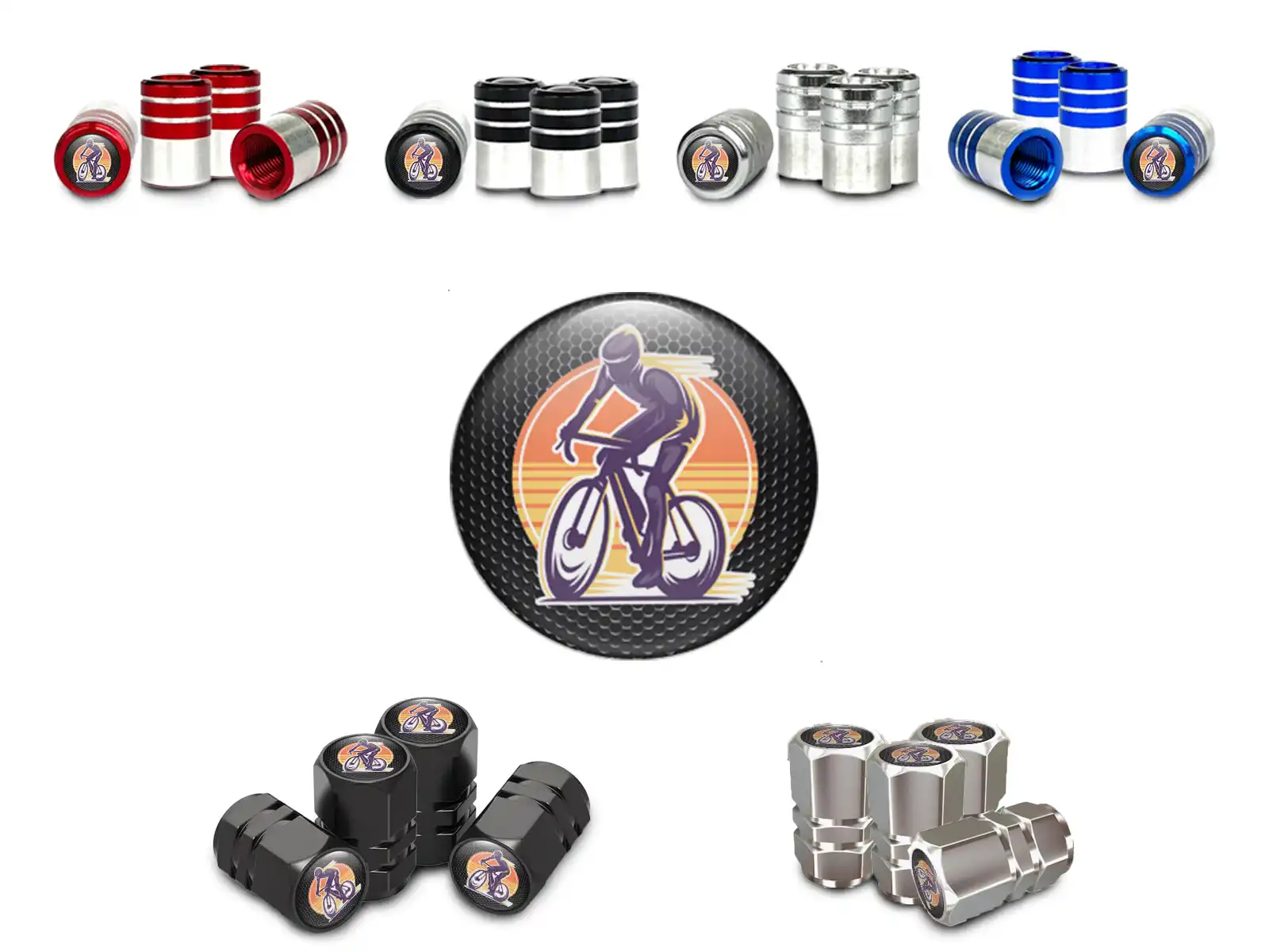 Wheel Valve Caps for SUVs Drift Style